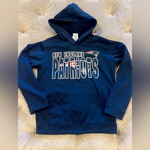 NFL Team Apparel Youth New England Patriots Hoodie (Size L 12/14)
